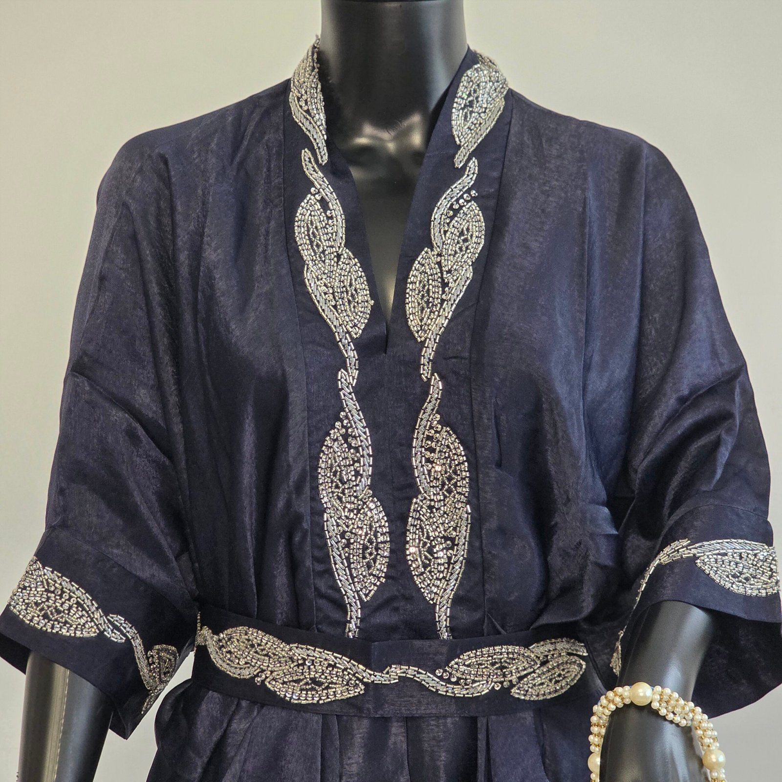 Eclipse Glow Draped Kaftan